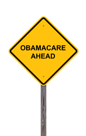 Obamacare ahead sign