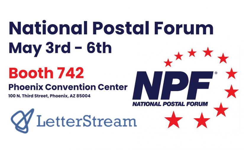 LetterStream will be at the National Postal Forum
