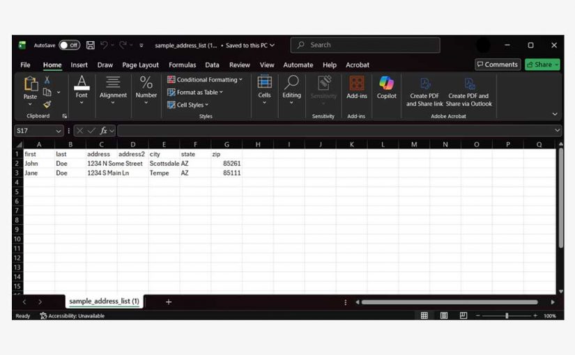Bulk Printing and Mailing From CSV. Files Made Easy