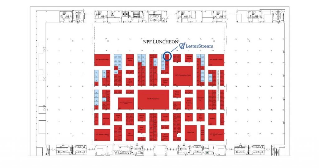 National Postal Forum LetterStream booth